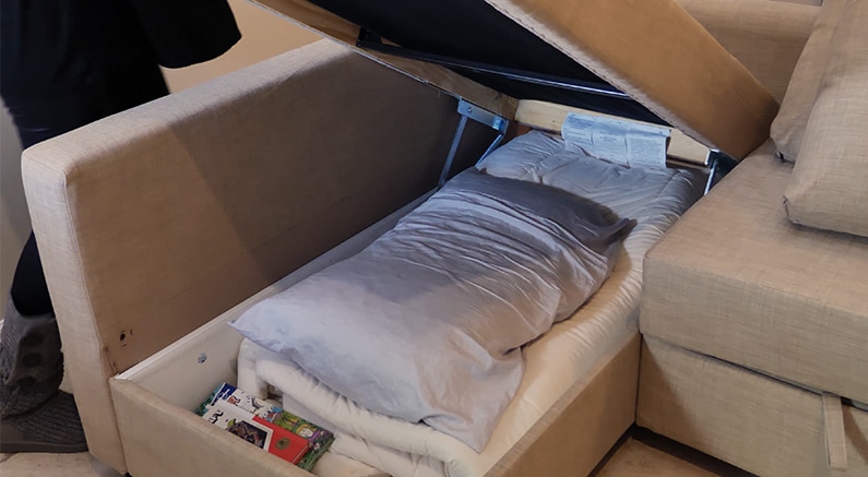 storage under freiheten couch